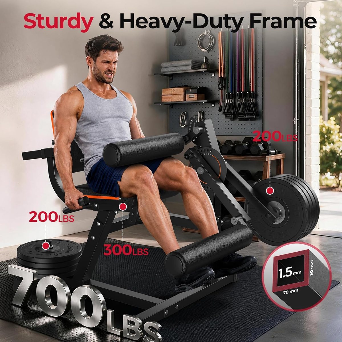 700 lb steel frame